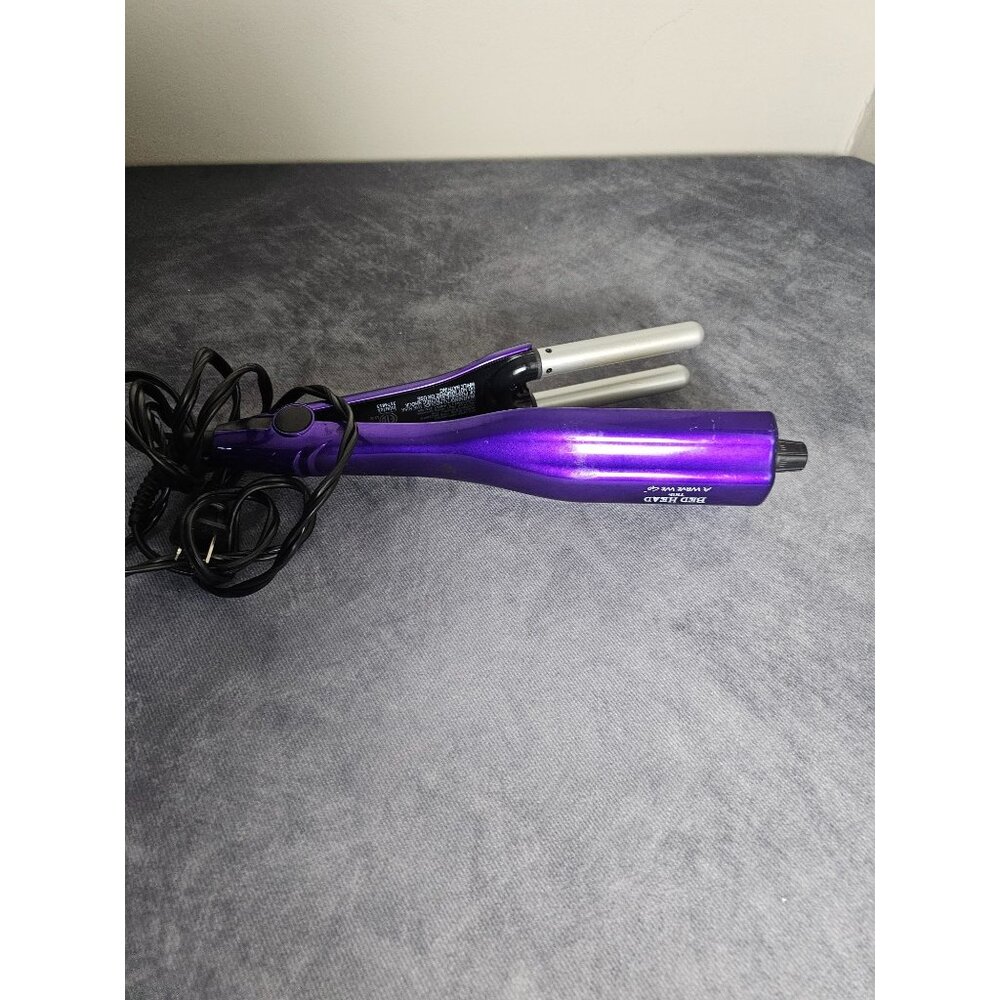 TIGI Bed Head A Wave We Go Hair Waver - PURPLE Curling Waves Iron